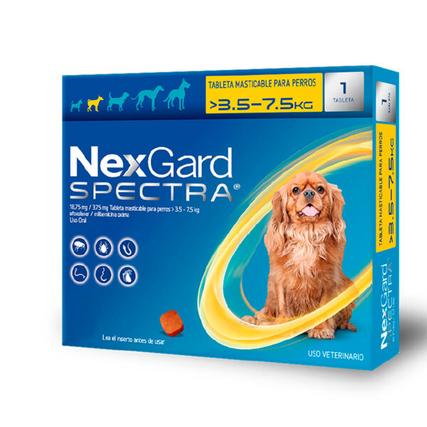 NexGard Spectra 3.5 - 7.5 Kg