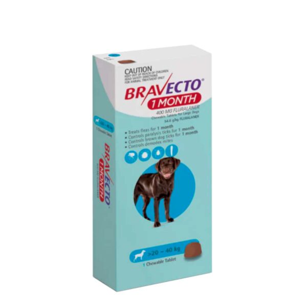 BRAVECTO 1 MES 04 /  20-40 KG.