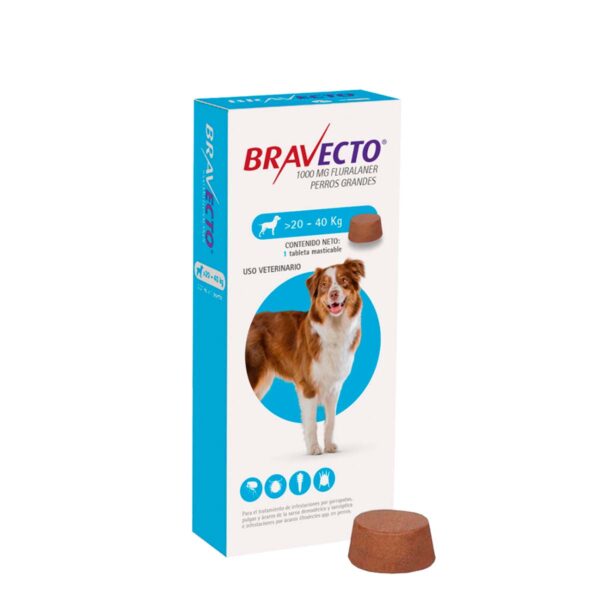 BRAVECTO. LARGE 1000 mg 1X1 TAB
