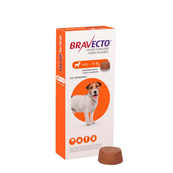 BRAVECTO. SMALL 250 mg 1X1 TAB