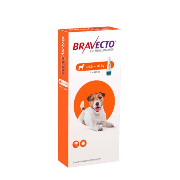 BRAVECTO SPOT ON DOG 250MG 1X1ds