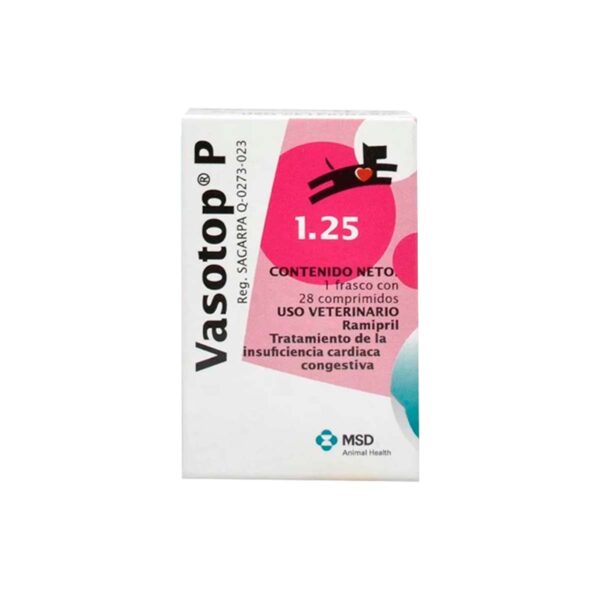 VASOTOP P 1.25 MG 28 TAB