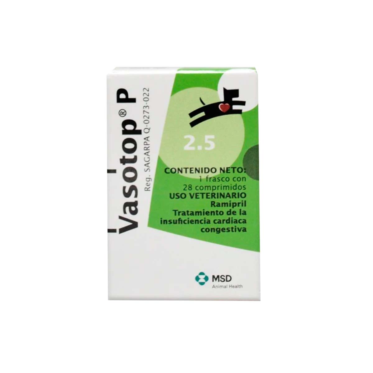 VASOTOP P 2.5 MG 28 TAB
