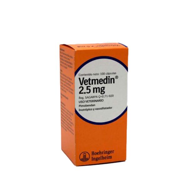 VETMEDIN 2.5 MG 100 CAP