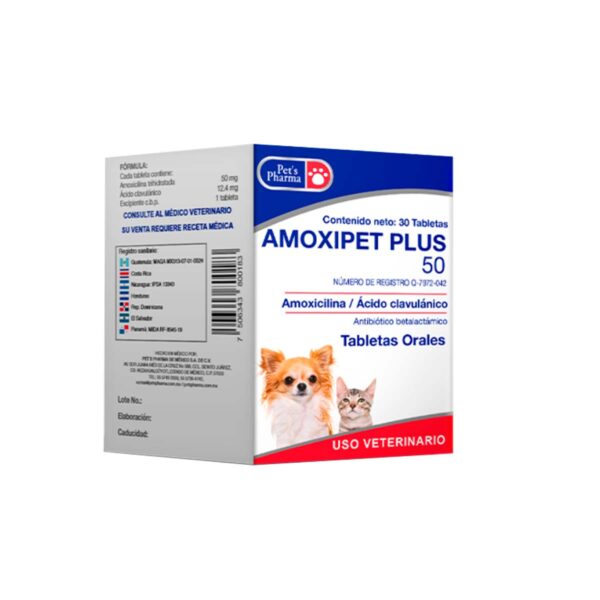 AMOXIPET PLUS 50 MG 30 TABS
