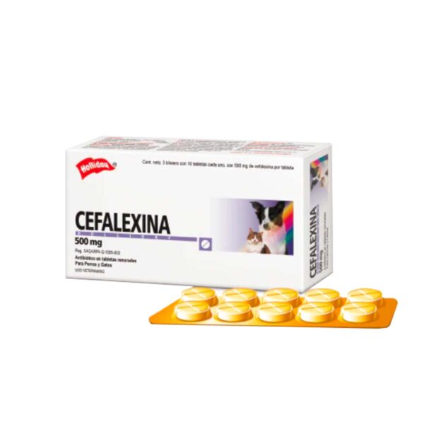 CEFALEXINA 500 MG 30 TAB. HOLLYDAY