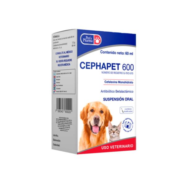 CEPHAPET 600 60 ML SUSP. ORAL