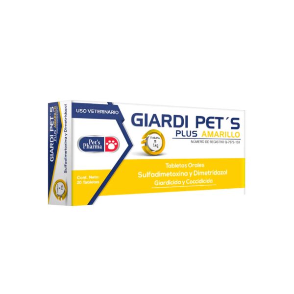 GIARDI PETS AMARILLO C/20 TAB