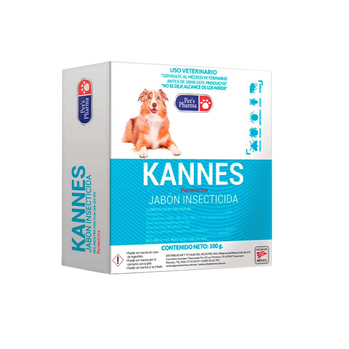 KANNES JABON INSECTICIDA 100 GRS.