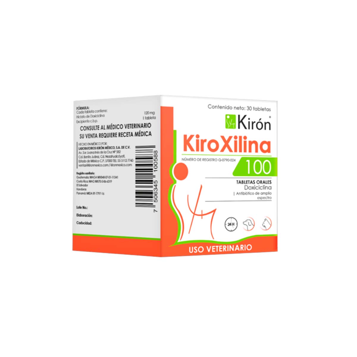 KIROXILINA 100 C/30 TABS