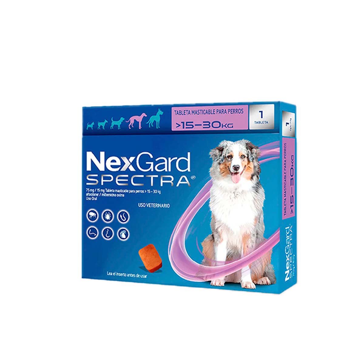 NEXGARD SPECTRA 1 PIP 03-GD (15.1-30 KG)