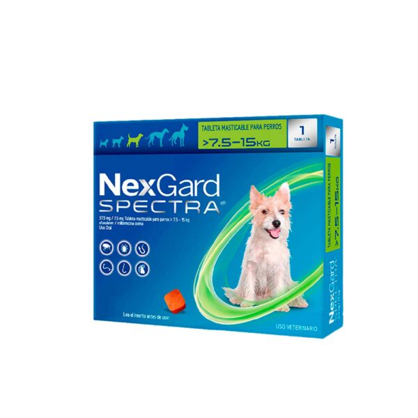 NEXGARD SPECTRA 1 PIP 02-MD (7.6-15 KG )