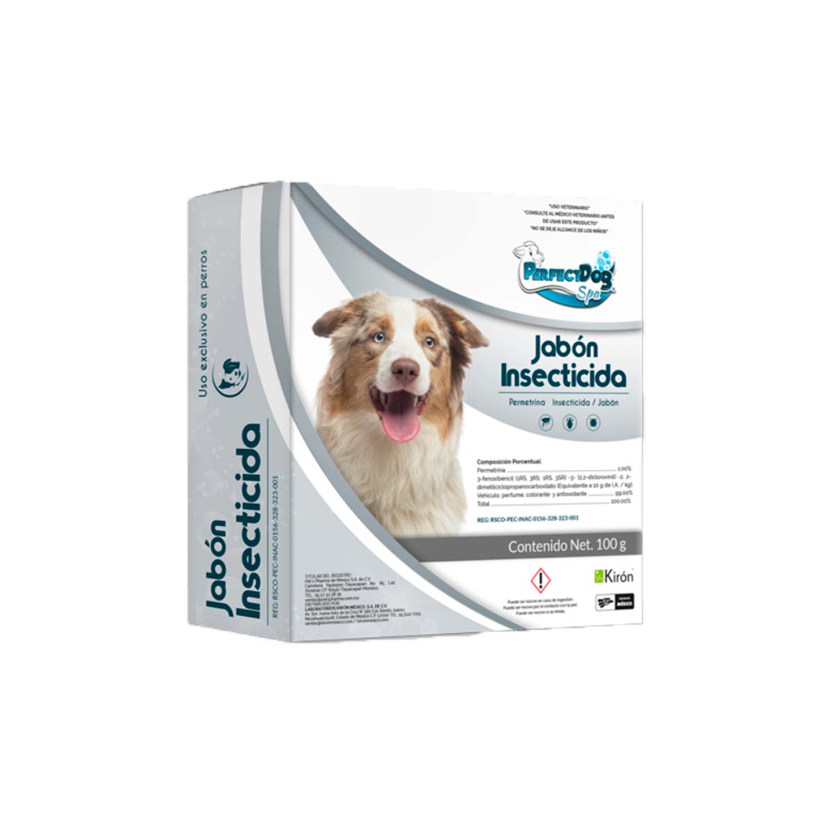 PERFECT DOG JABON INSECTICIDA 100 GRS