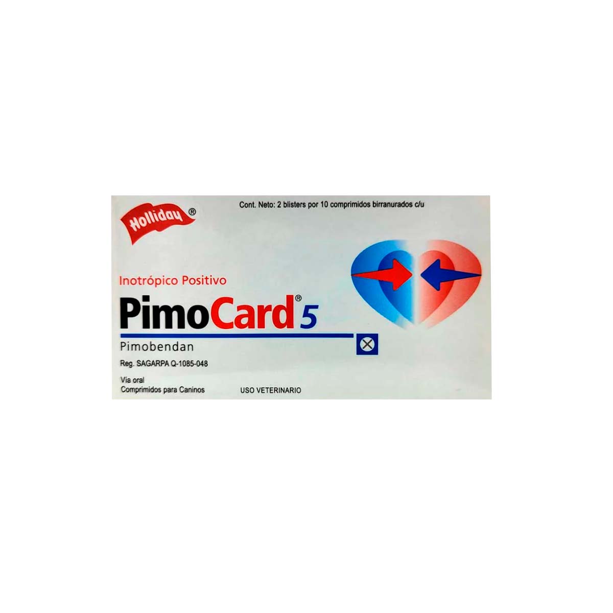 PIMOCARD 5 MG HOSPITALARIO