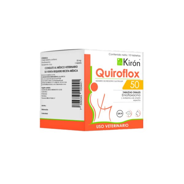 QUIROFLOX 50 MG 10 TABS