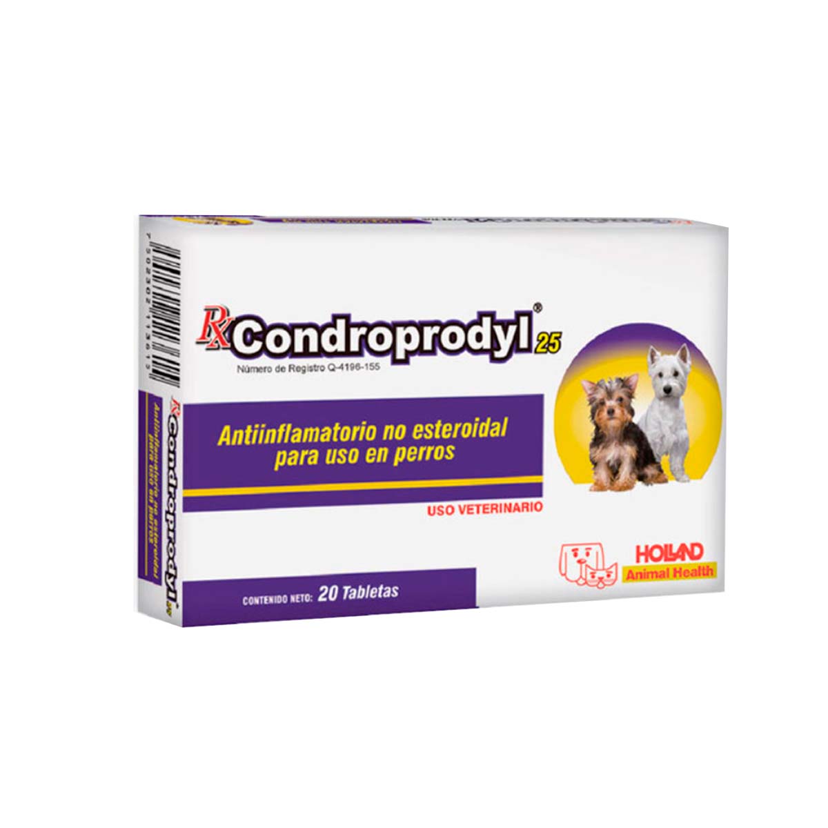 RX CONDROPRODYL 25 MG 20 TABS.