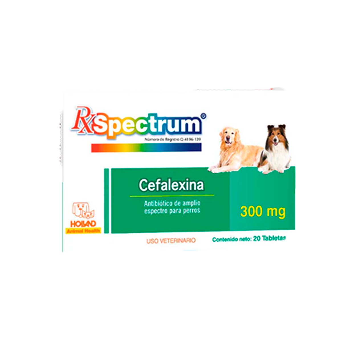 SPECTRUM CEFALEXINA 300 MG (20 TAB.)