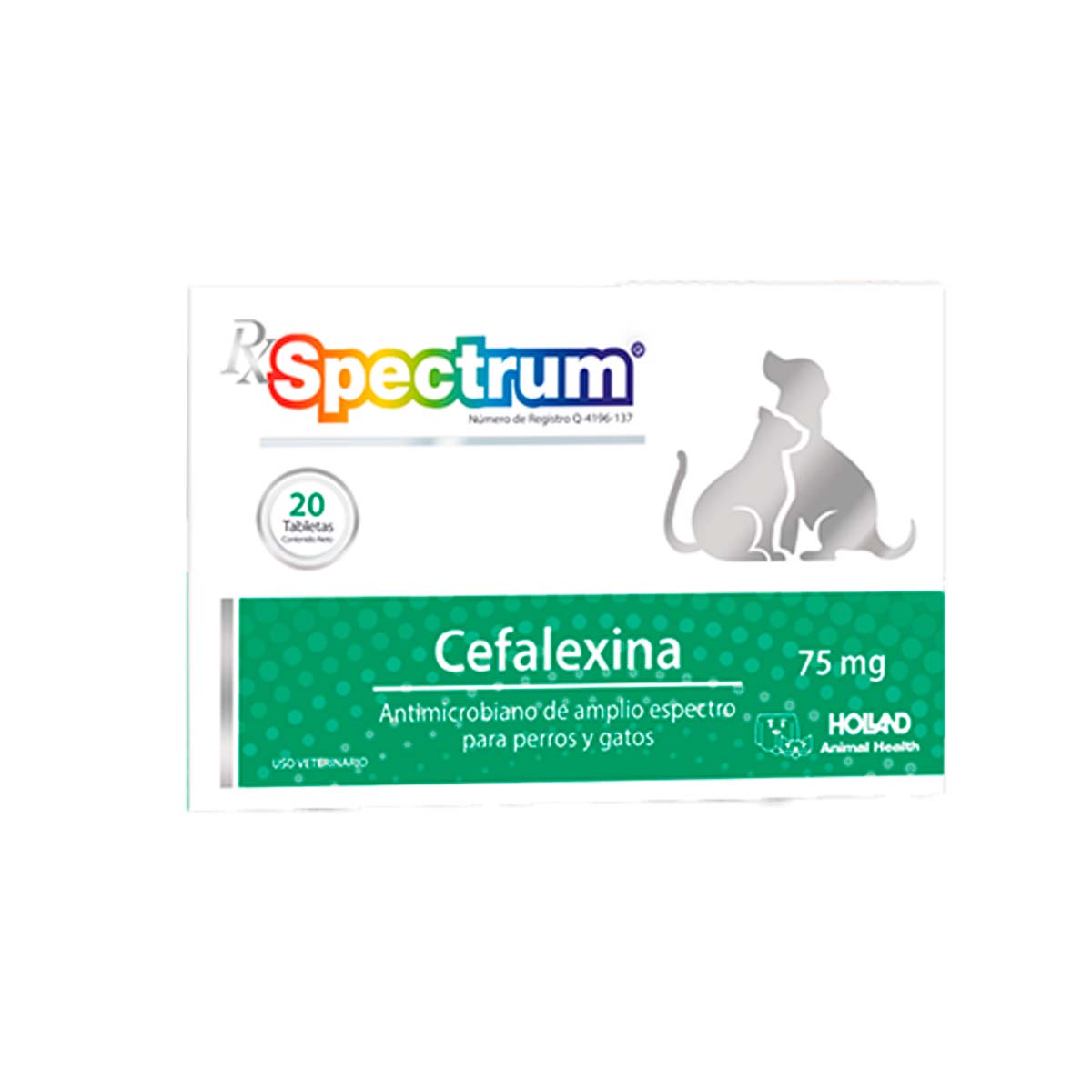 SPECTRUM CEFALEXINA 75MG (20 TAB.)