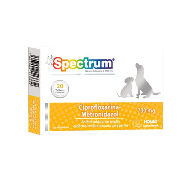SPECTRUM CIPROFLOXACINA-METRONIDAZOL 20 TAB