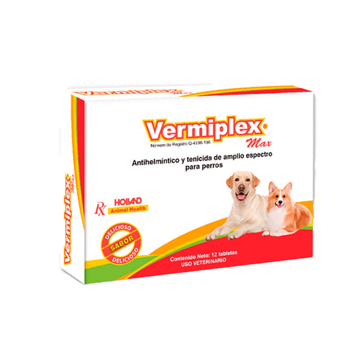 VERMIPLEX MAX 10 KG 12 TAB
