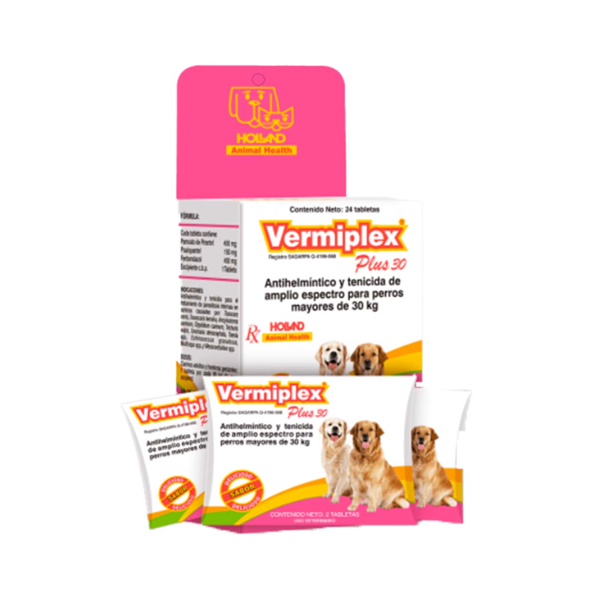 VERMIPLEX PLUS 30 BLISTER C/ 2 TAB.